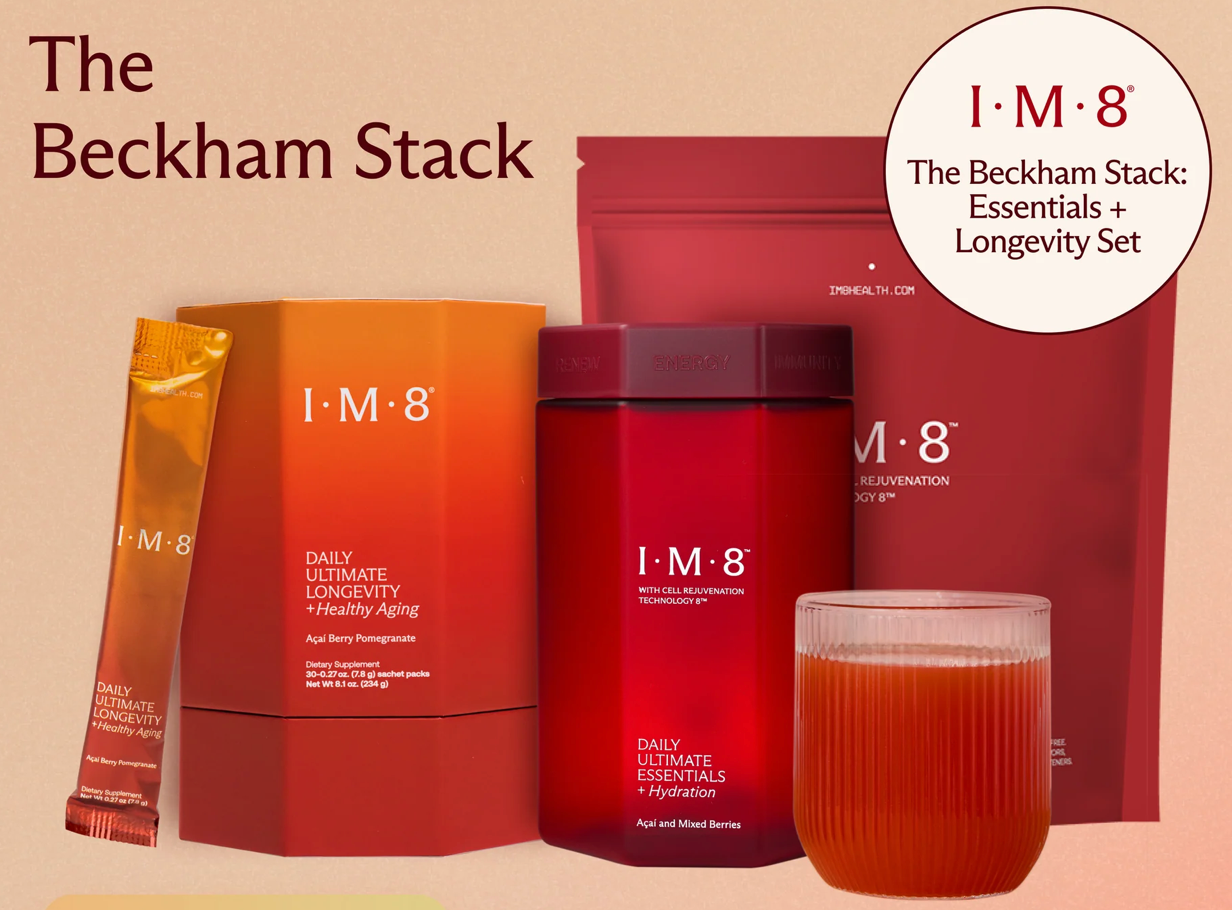 I.M.8 The Beckham Stack: Essentials + Longevity packs